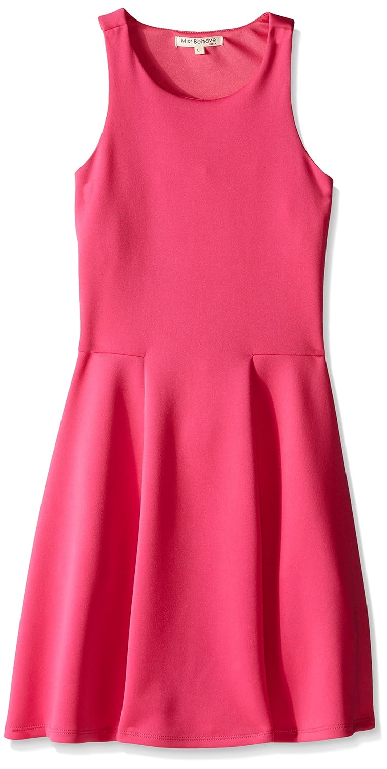 miss behave 女童 jessica 连衣裙品红色